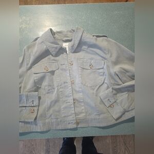 Torrid Size 3 Green Crop Jacket